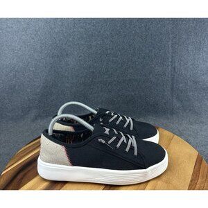 Stylish Black Canvas Sneakers